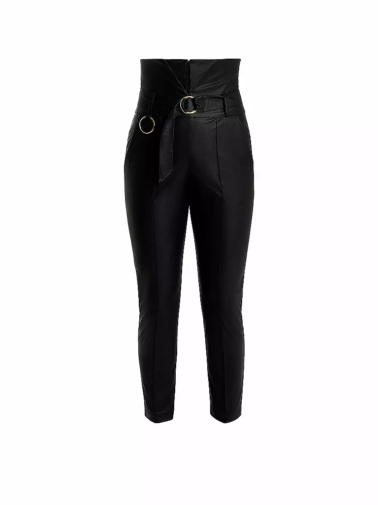 SILVIA SCHNEIDER | Pantalones de efecto cuero | Negro