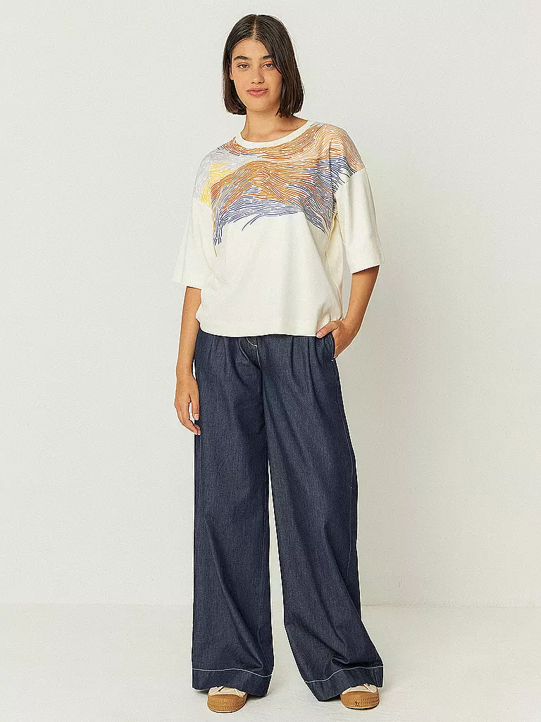 SKFK | Camiseta LARIZ | Crema