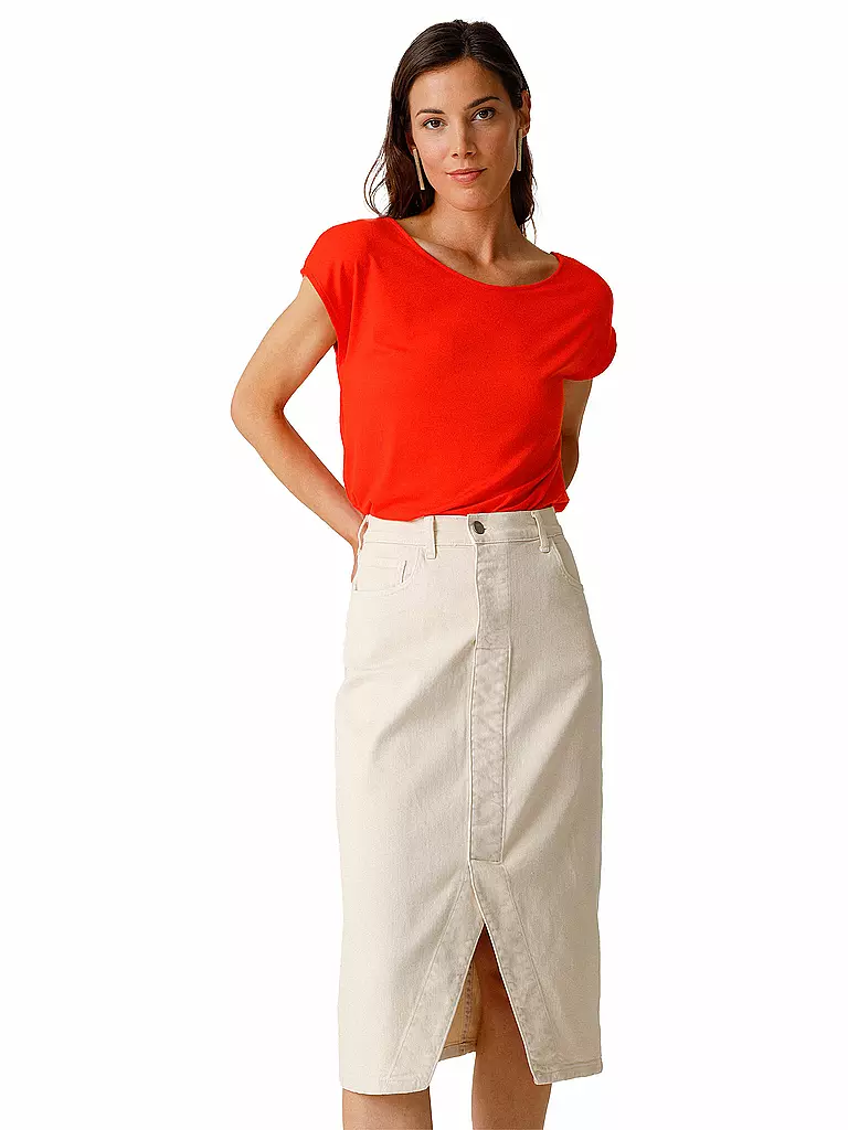 SKFK | Falda vaquera AINTZANE | Crema