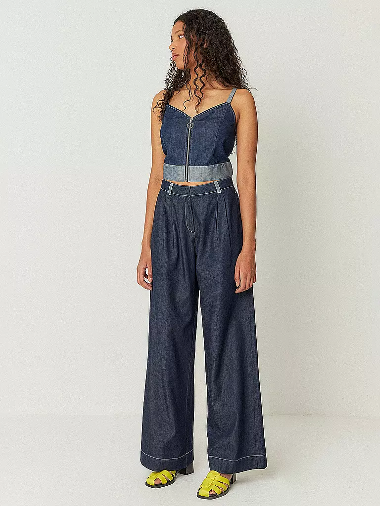 SKFK | Jeans de pierna ancha ALMIKE | Azul oscuro