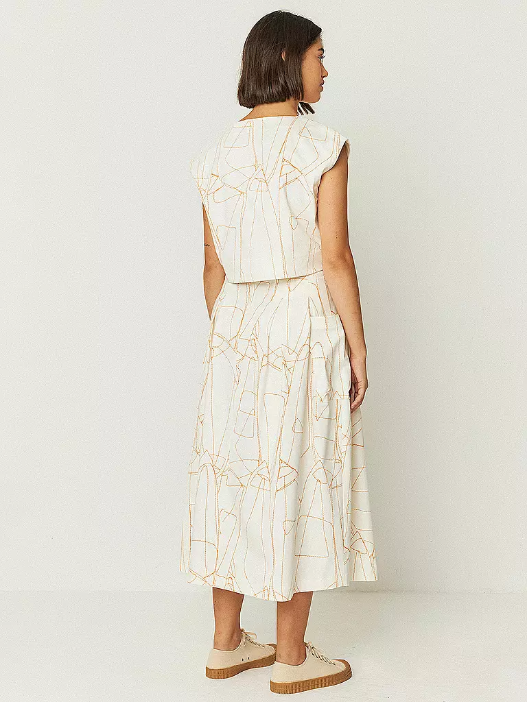 SKFK | Midi falda IRAMA | Crema