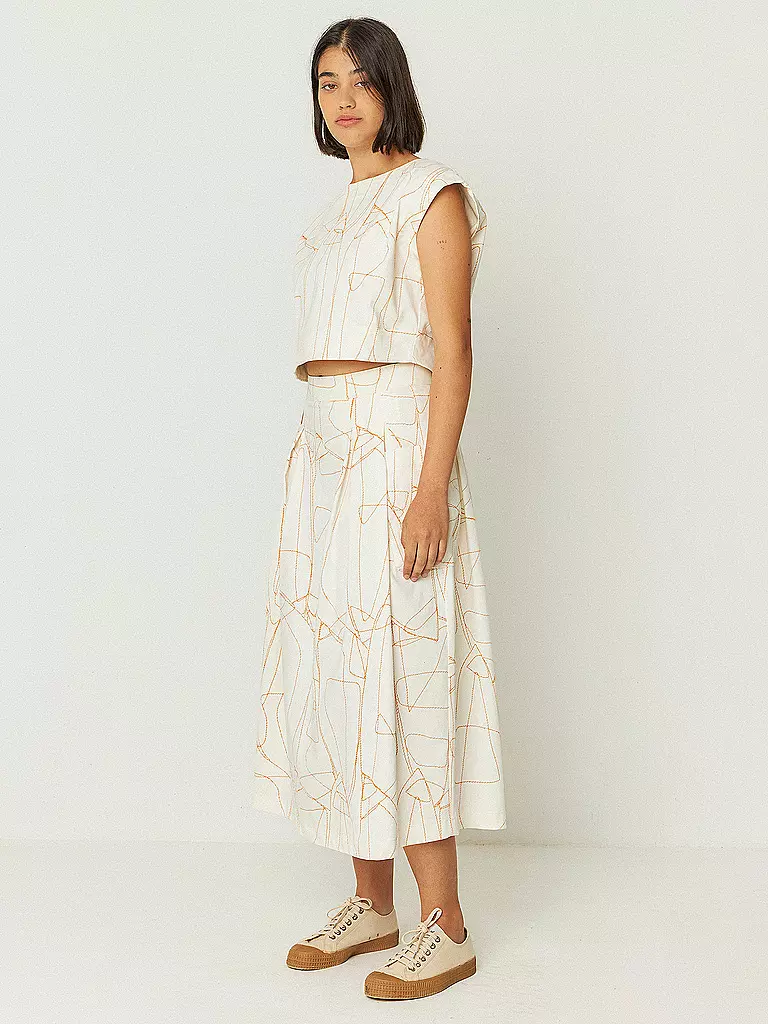 SKFK | Midi falda IRAMA | Crema