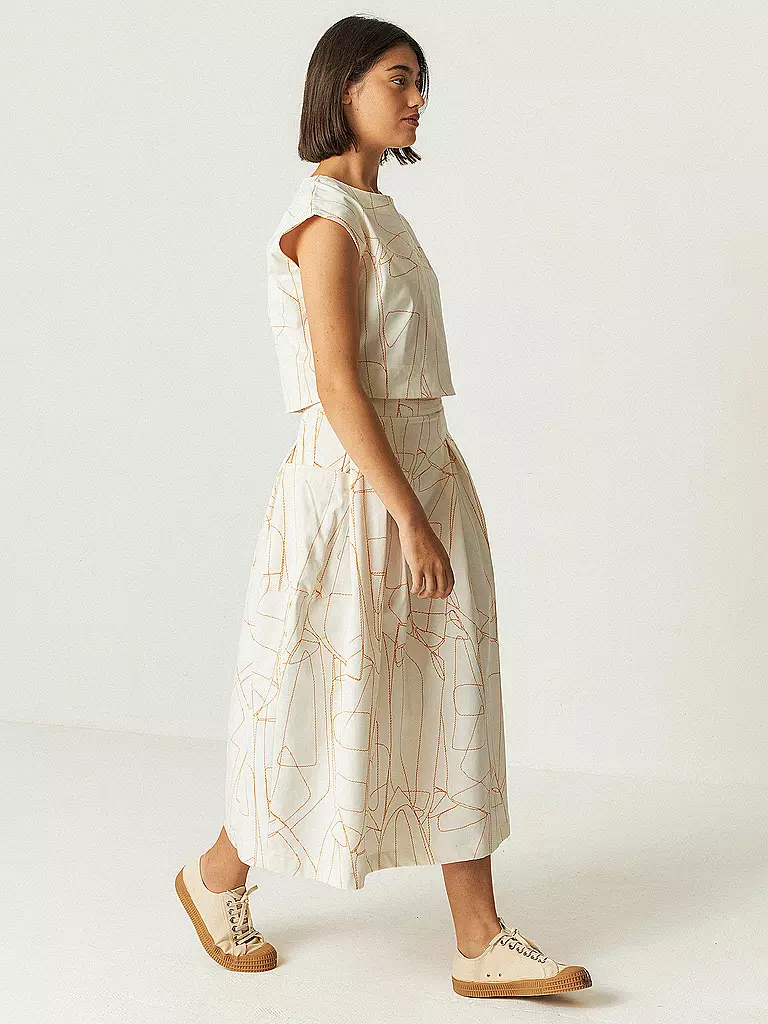 SKFK | Midi falda IRAMA | Crema