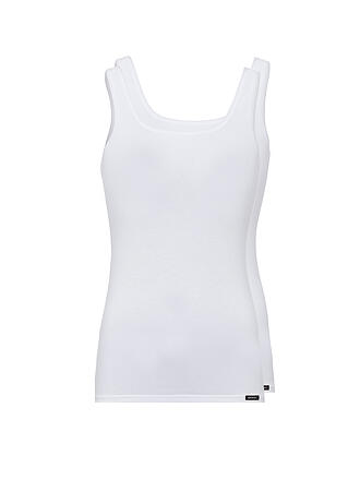 SKINY | Top Paquete de 2 "Advantage Cotton" (Blanco)