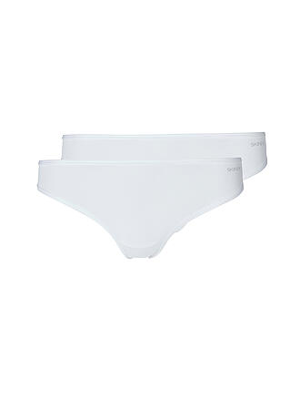 SKINY | String Paquete de 2 "Micro Lovers" (Blanco)