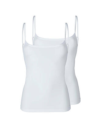 SKINY | Top Paquete de 2 "Micro Lovers" (Blanco)