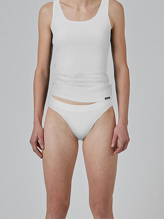 SKINY | Rio Slip Paquete de 2 COTTON RIB blanco