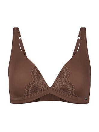 SKINY | Sujetador sin aros MICRORNAMENTS deep taupe