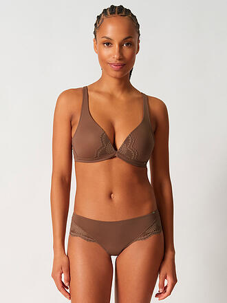 SKINY | Sujetador sin aros MICRORNAMENTS deep taupe
