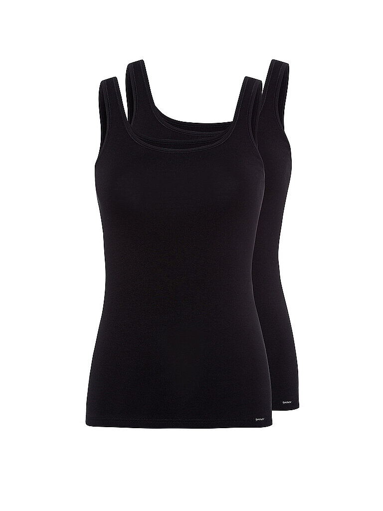 Top Paquete de 2 ADVANTAGE COTTON black negro 44