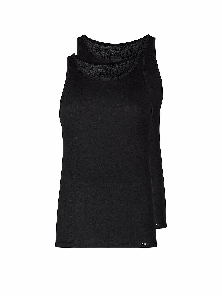 Top - Camiseta interior 2 unidades, negro negro XXL