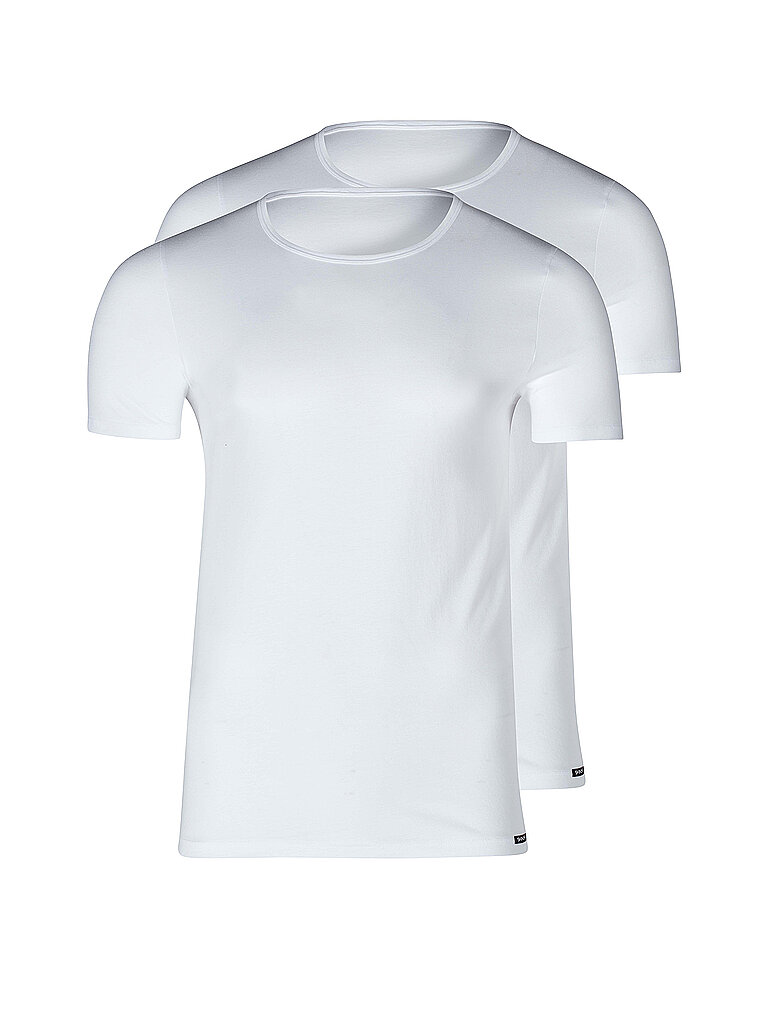 Camiseta, paquete de 2 unidades, blanco blanco XXL