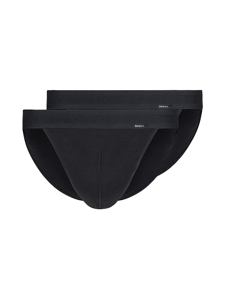 Slip Paquete de 2 COTTON RETRO black negro L