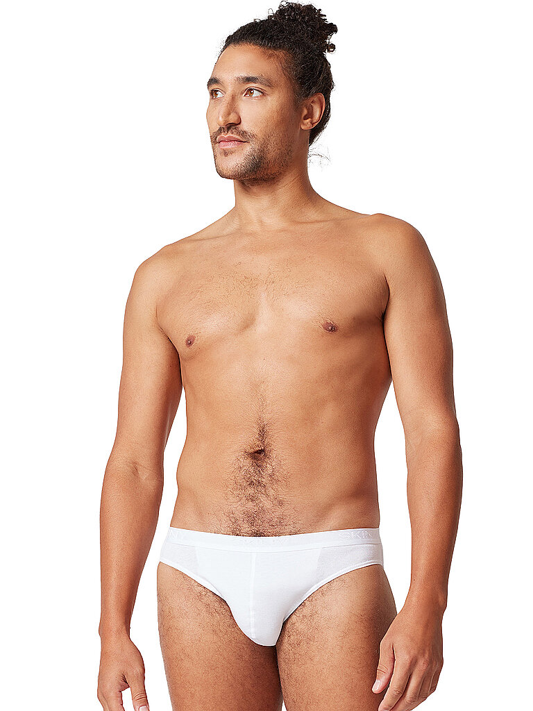 Slip Paquete de 2 COTTON RIB blanco blanco L