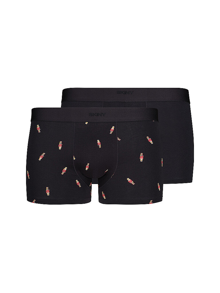 Pantalones Paq. de 2 COTTON MULTIPACK selección cascanueces negro S