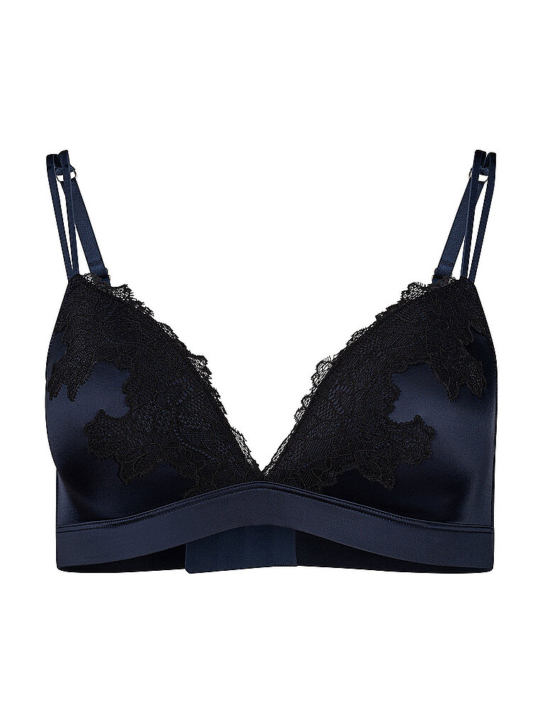 Skiny Sujetador sin aros SATIN DREAMS black iris azul oscuro