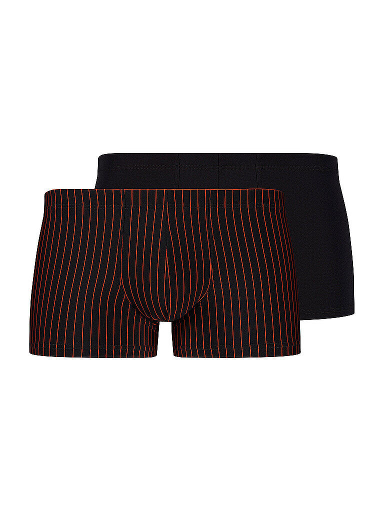Skiny Pantalones 2-er Pkg. MICRO MULTIPACK blackflamestripes selection rojo oscuro
