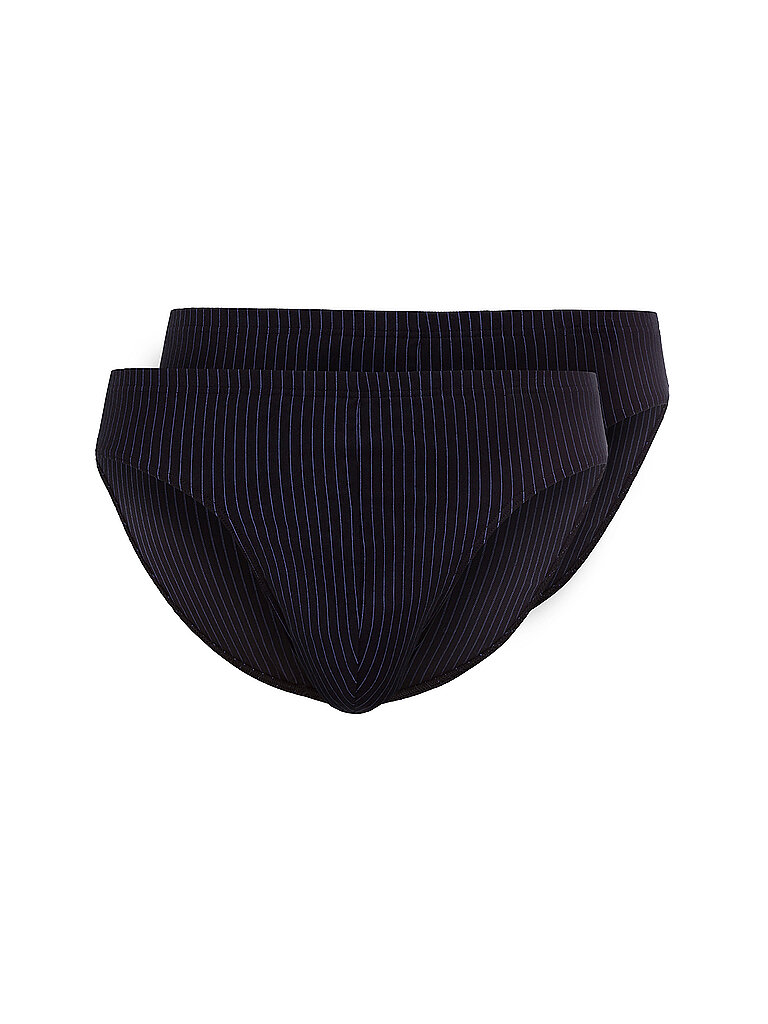 Slip Paquete de 2 COTTON MULTIPACK shadow stripe negro S