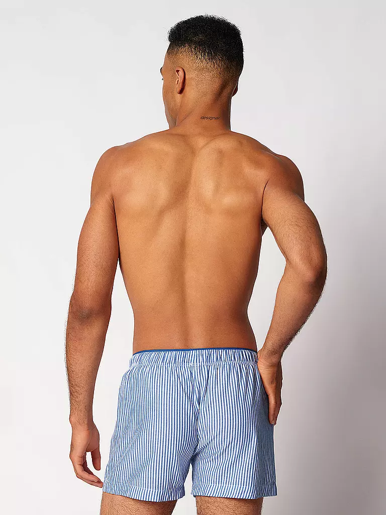 SKINY | Boxershorts de micro rayas azules | 