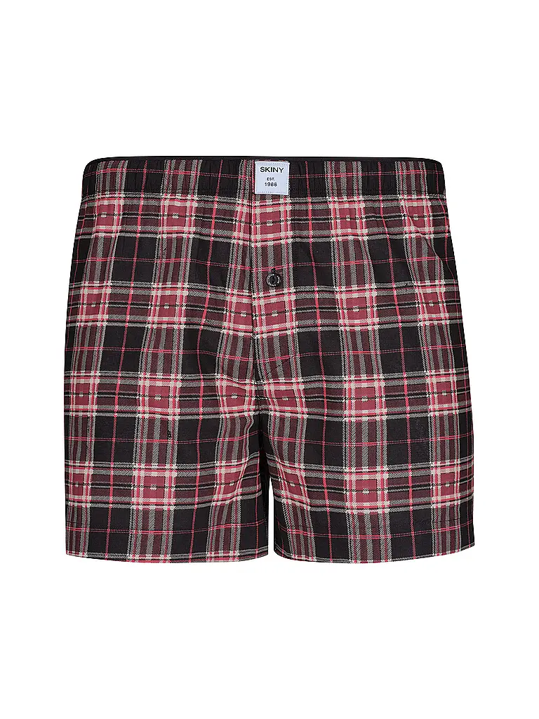 SKINY | Boxershorts xmas blackcheck | Negro