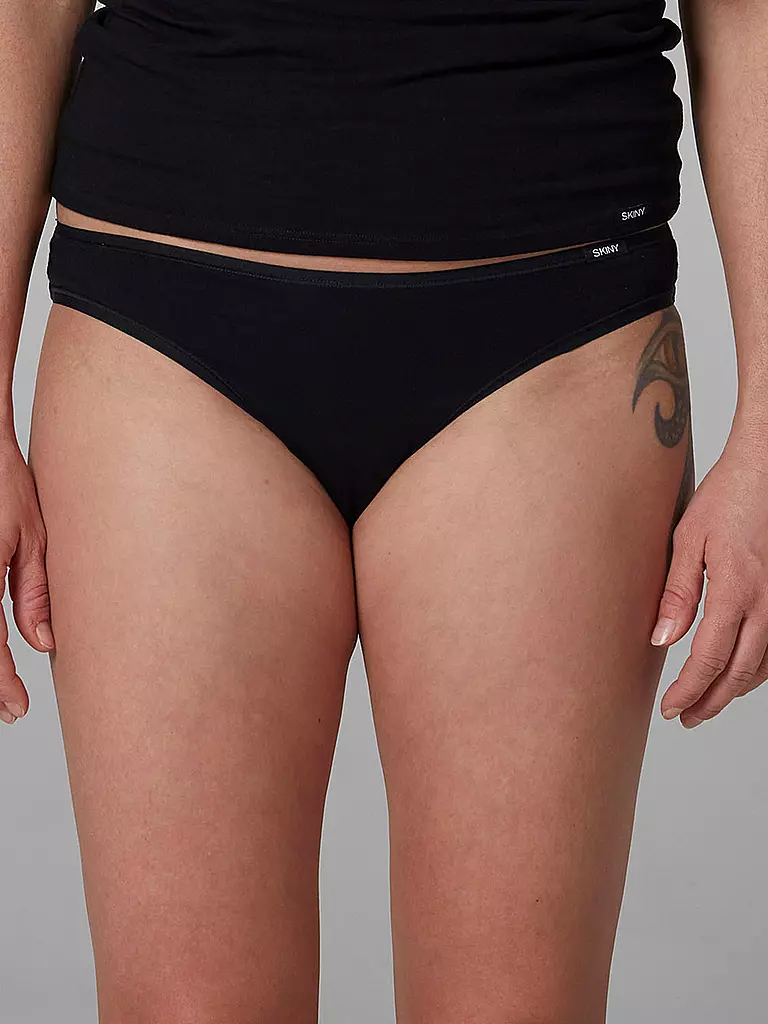 SKINY | Braga pack de 2 ADVANTAGE COTTON negro | schwarz