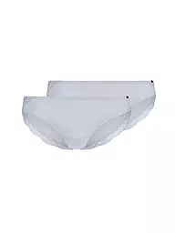 SKINY | Slip Paquete de 2 gris jaspeado | Blanco