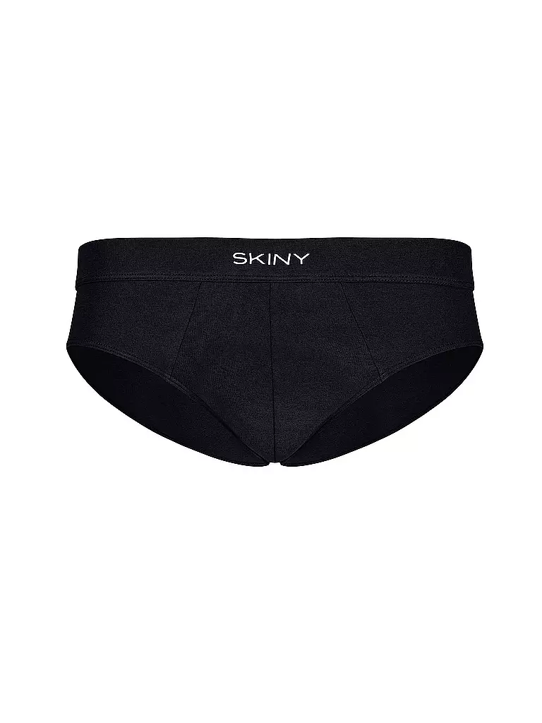 SKINY | Brasil Slip Organic Cotton Deluxe Anthra | Negro