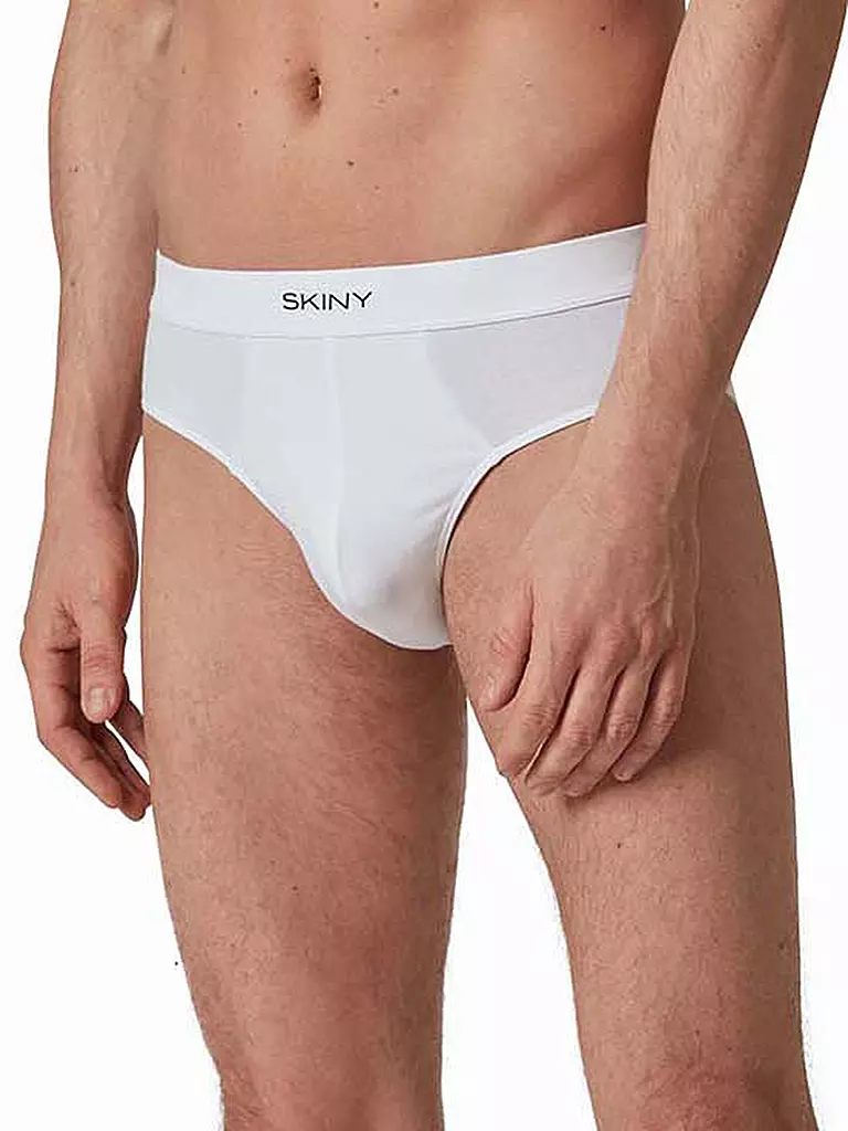 SKINY | Brasil Slip Organic Cotton Deluxe Weiss | Blanco