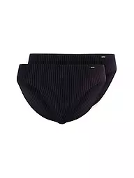 SKINY | Brasil Slip Paquete de 2 Advantage Men Crownblue Stripe | Negro