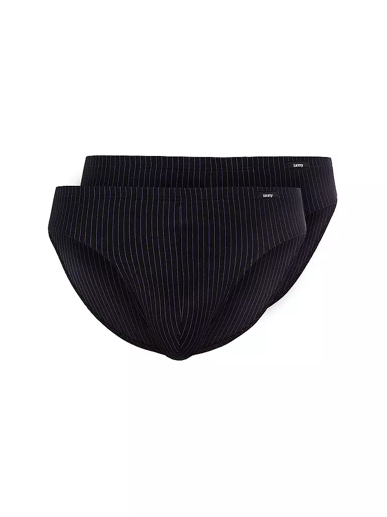 SKINY | Brasil Slip Paquete de 2 ( Shadow Stripe ) | Negro