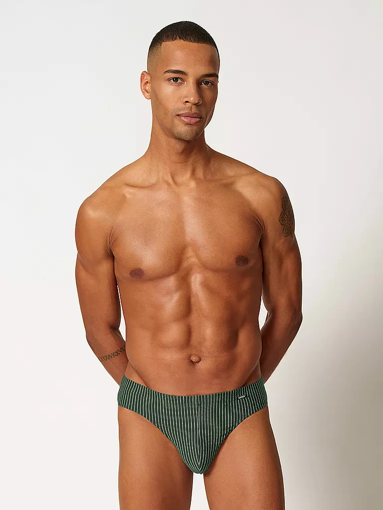 SKINY | Brasil Slip Paquete de 2 olive stripes | olive