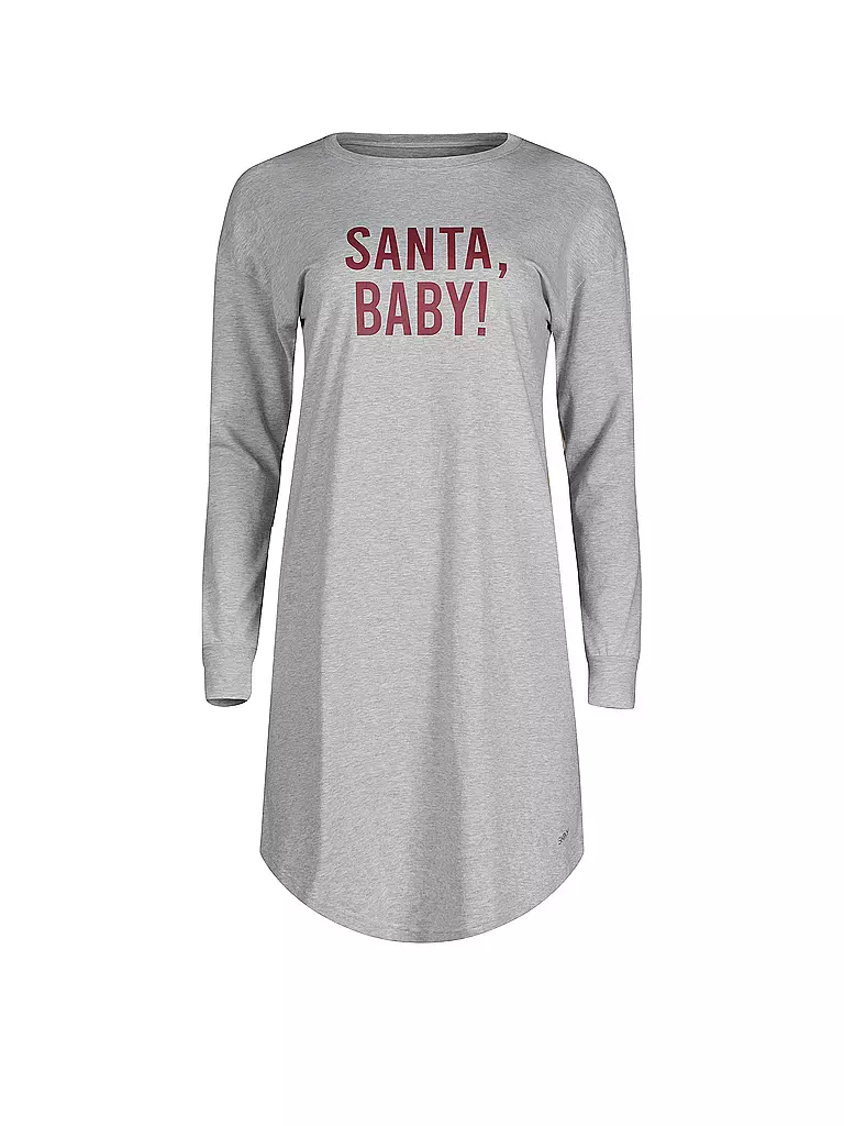 SKINY | Camisón - Camiseta de dormir gris jaspeado | Gris claro