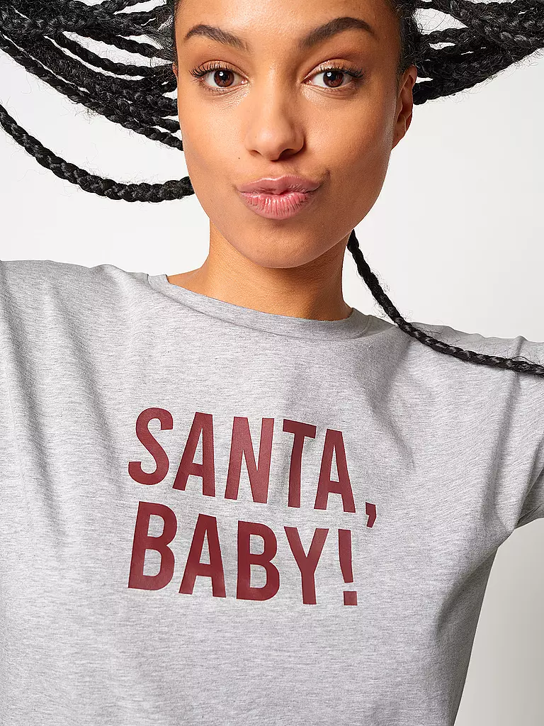 SKINY | Camisón - Camiseta de dormir gris jaspeado | 