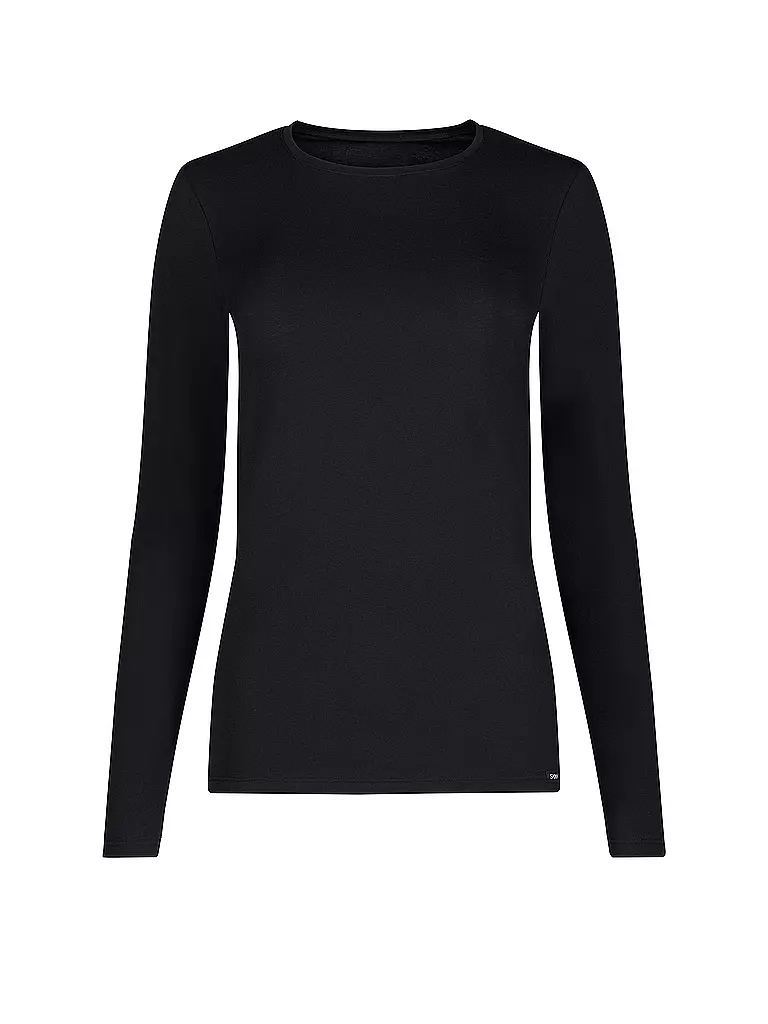 SKINY | Camiseta de manga larga COTTON ESSENTIALS | Negro