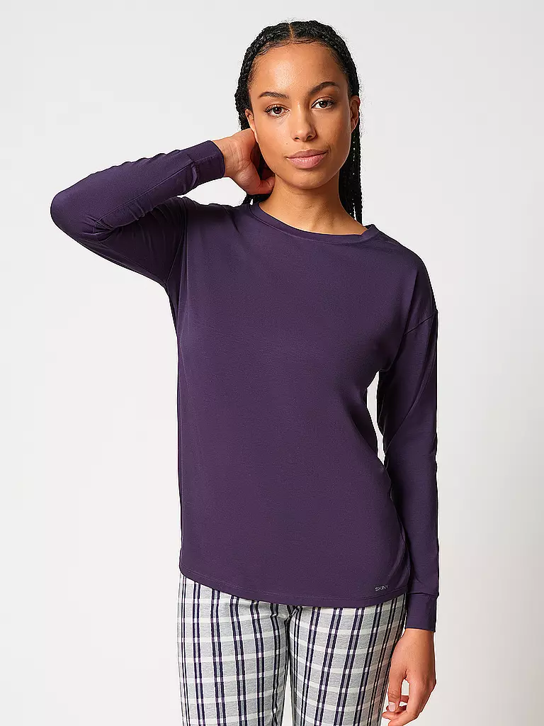 SKINY | Camiseta de pijama mysterioso | Rojo oscuro