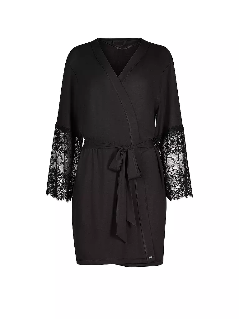 SKINY | Morgenmantel - Kimono NIGHT IN SKINY | Negro