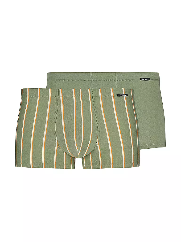 SKINY | Pants 2-er Pkg. greenbay stripes selection | Verde