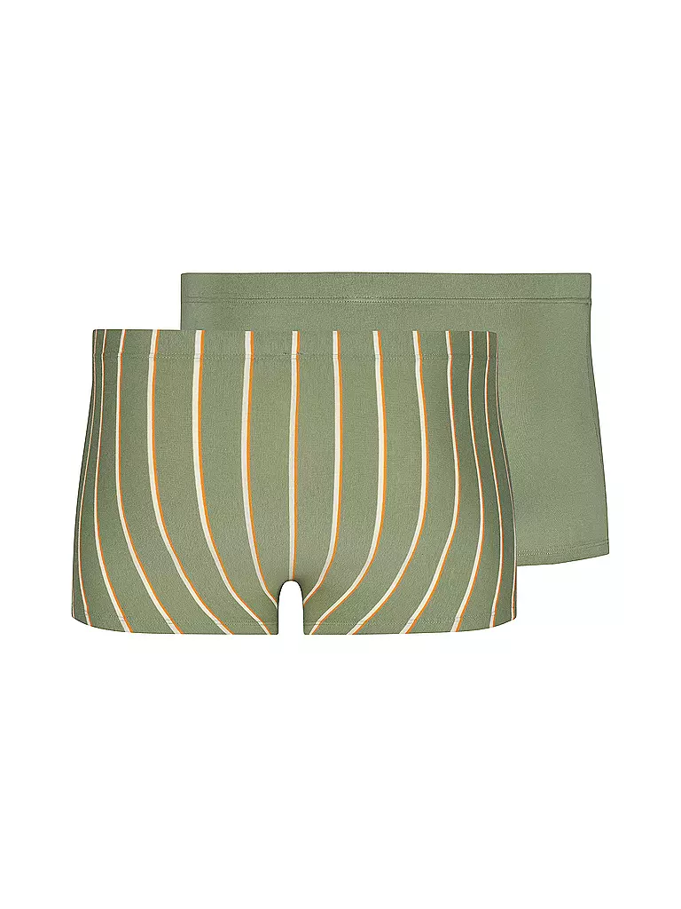 SKINY | Pants 2-er Pkg. greenbay stripes selection | Verde