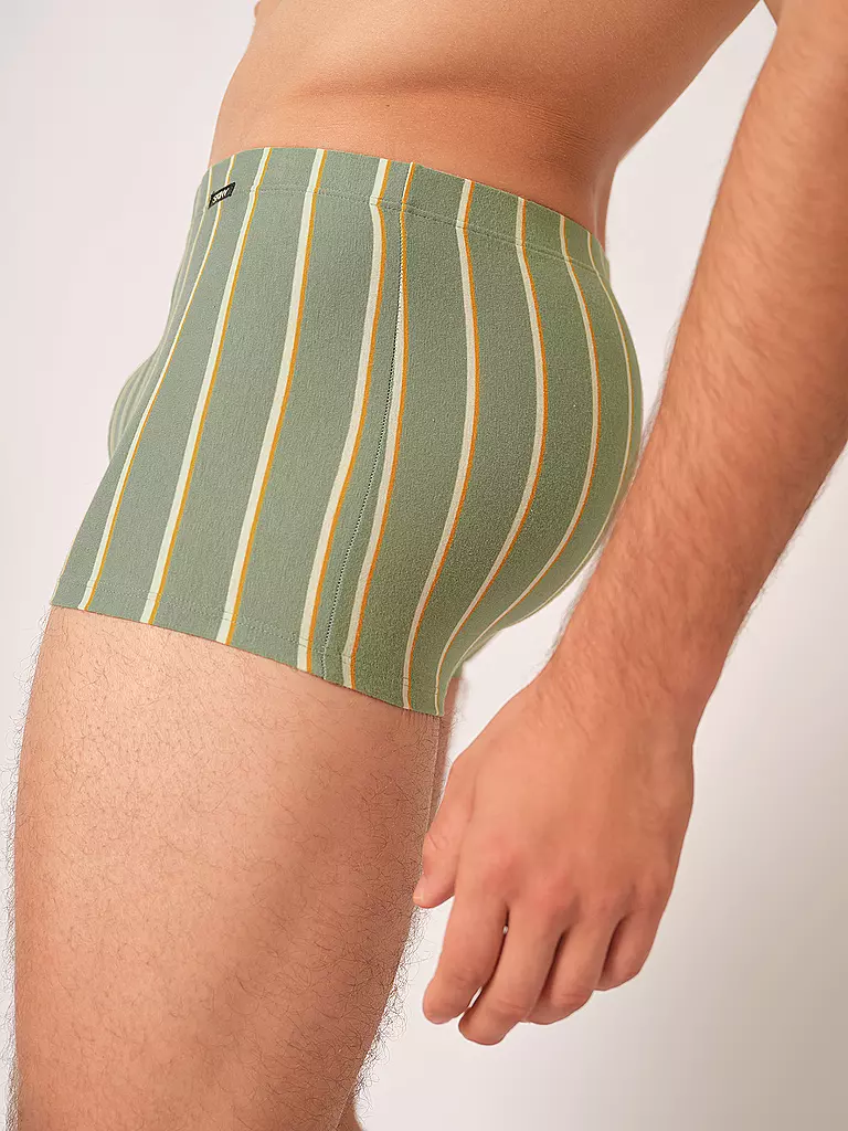 SKINY | Pants 2-er Pkg. greenbay stripes selection | Verde