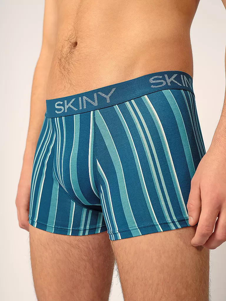 SKINY | Pants 2er Pkg. lapisblue stripes selection | Menta
