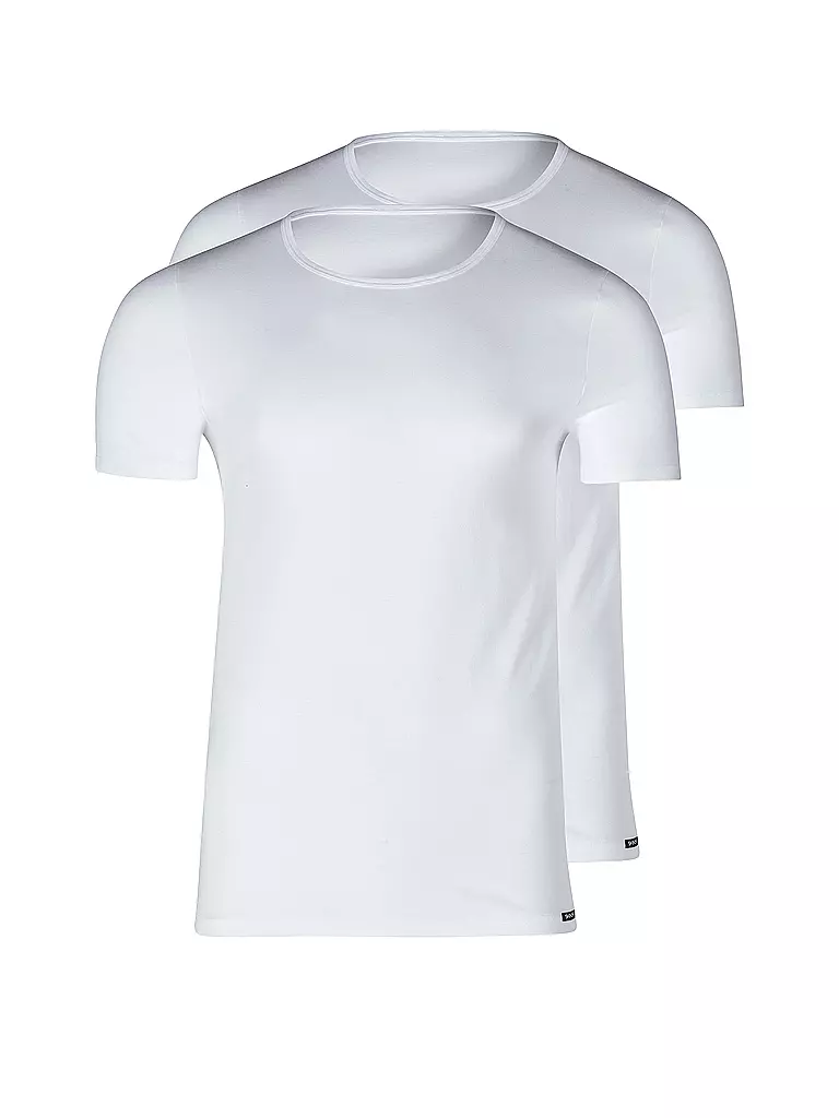 SKINY | Paquete de 2 camisetas (Blanco) | weiss