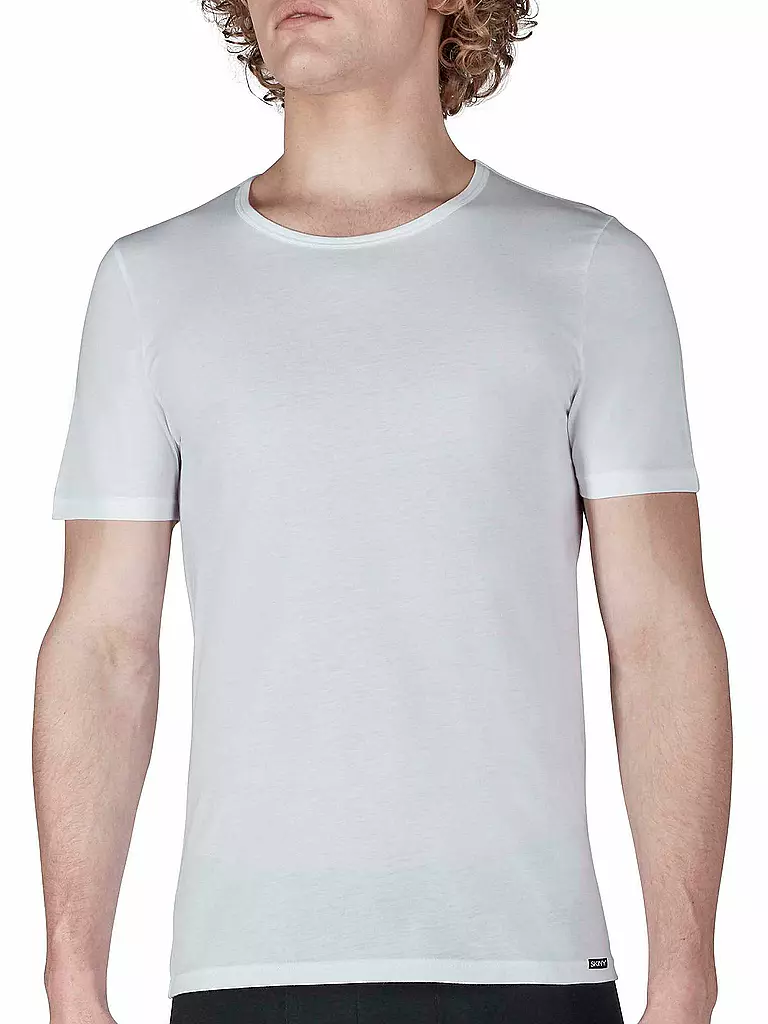 SKINY | Paquete de 2 camisetas (Blanco) | weiss