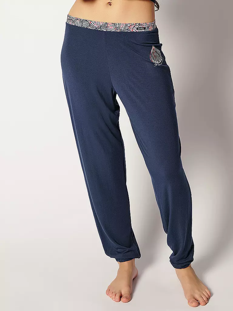SKINY | Pyjamahose | Azul oscuro