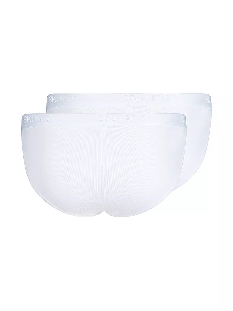 SKINY | Slip - Tanga Paquete de 2 blanco | Blanco