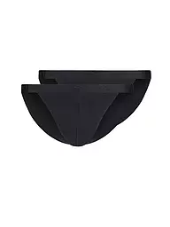 SKINY | Slip - Tanga Paquete de 2 blanco | Negro