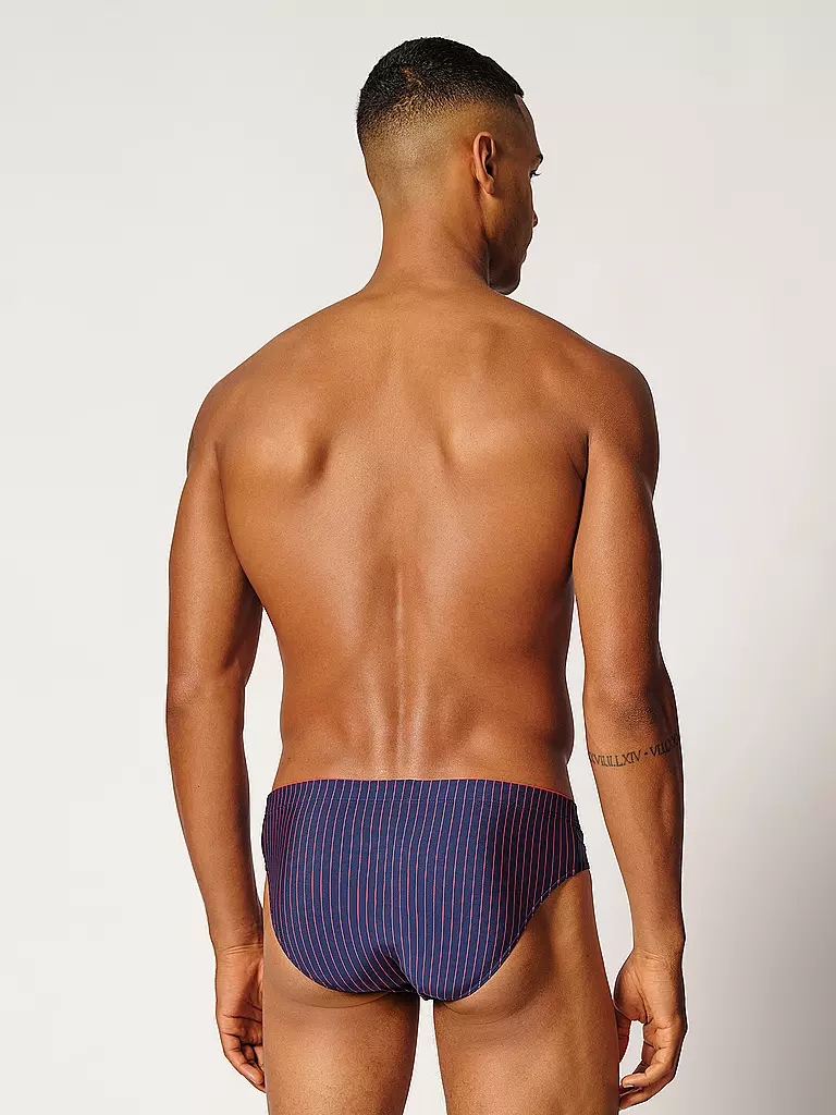 SKINY | Slip 2er Pkg. navyred stripes selection | Azul oscuro