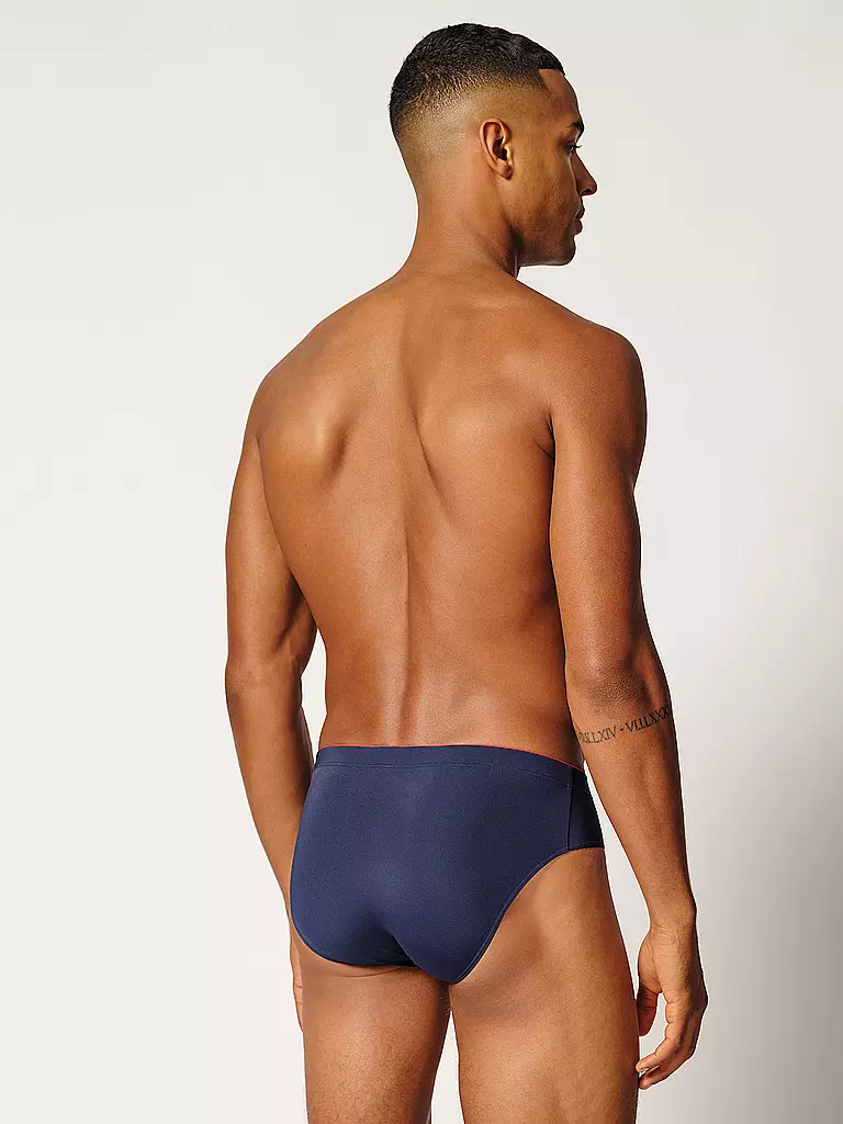 SKINY | Slip 2er Pkg. navyred stripes selection | Azul oscuro
