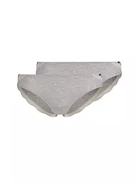 SKINY | Slip Paquete de 2 gris jaspeado | Gris claro