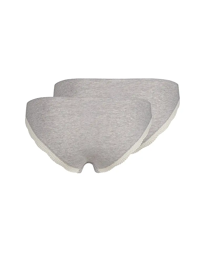 SKINY | Slip Paquete de 2 gris jaspeado | hellgrau