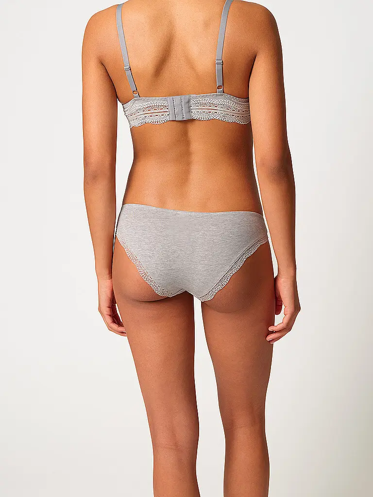 SKINY | Slip Paquete de 2 gris jaspeado | hellgrau